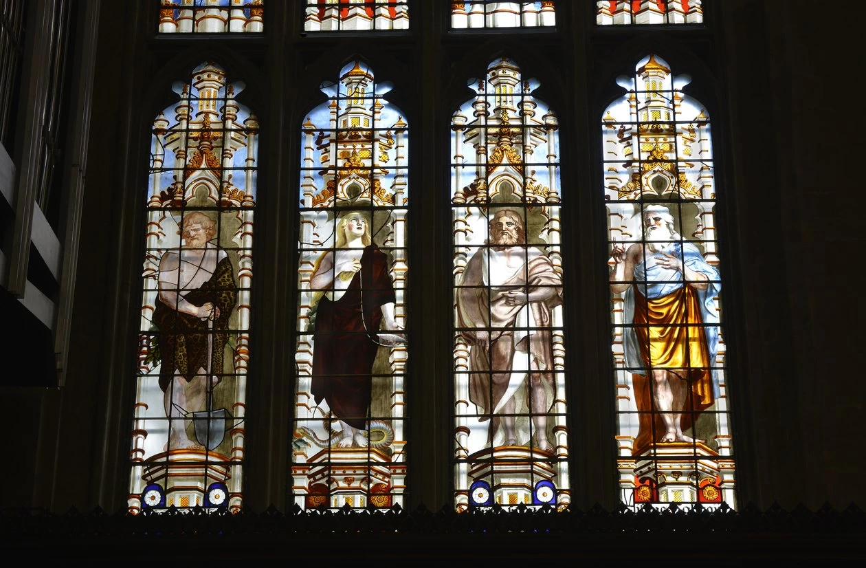 Adamo, Eva, Set, Enoch - New College, Oxford